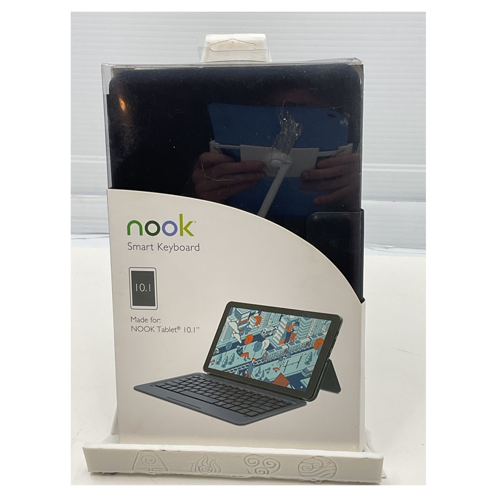 Nook Smart Keyboard Case for‎ Nook Tablet 10.1 Folio Cover Black New